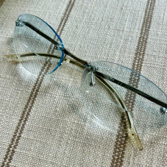 Christian Dior Rimless Bifocal  Eyeglasses Clear Lens CD3614 70B 130 - Picture 5 of 16